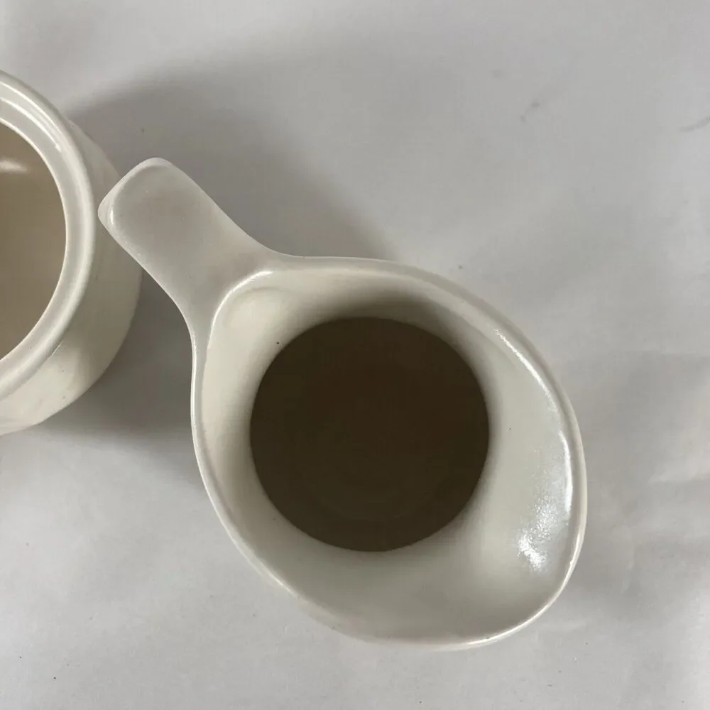 Pfaltzgraff Tea Rose Sugar Bowl Creamer Set Vintage Cottagecore Grannycore Boho